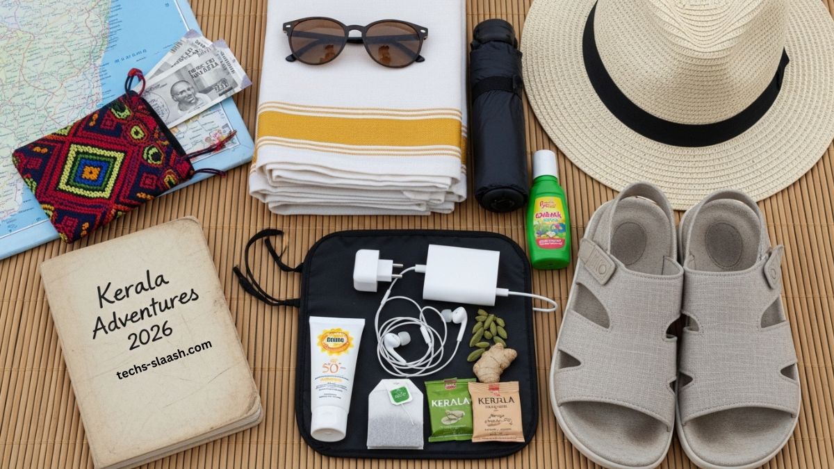 help me pack for my trip to kerala next week