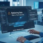 retrieving data. wait a few seconds and try to cut or copy again.