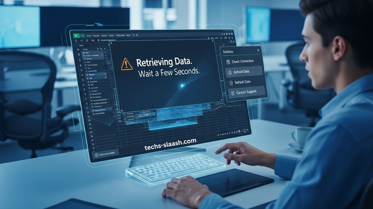 retrieving data. wait a few seconds and try to cut or copy again.