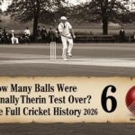 how many balls were originally there in one test over?